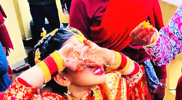 Why do Newari girls spend 12 days in dark cave like set up? (Gufa) Gufa surya darsan